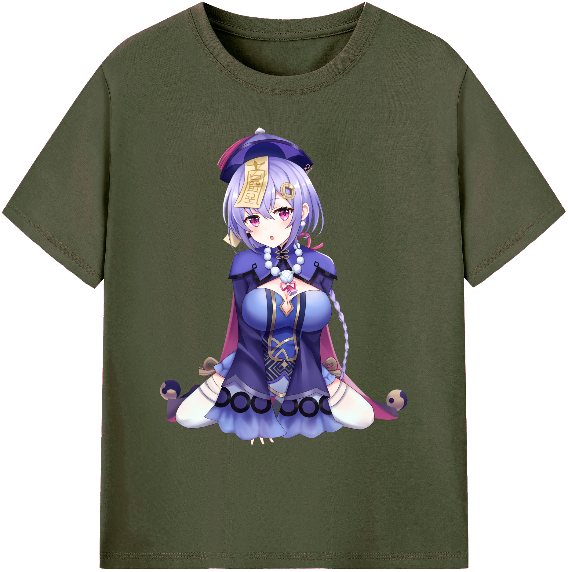 げんし神 七七 なな  genshin Nana 綿100％ メンズ半袖Tシャツ｜肌触りやわらか＆通気性